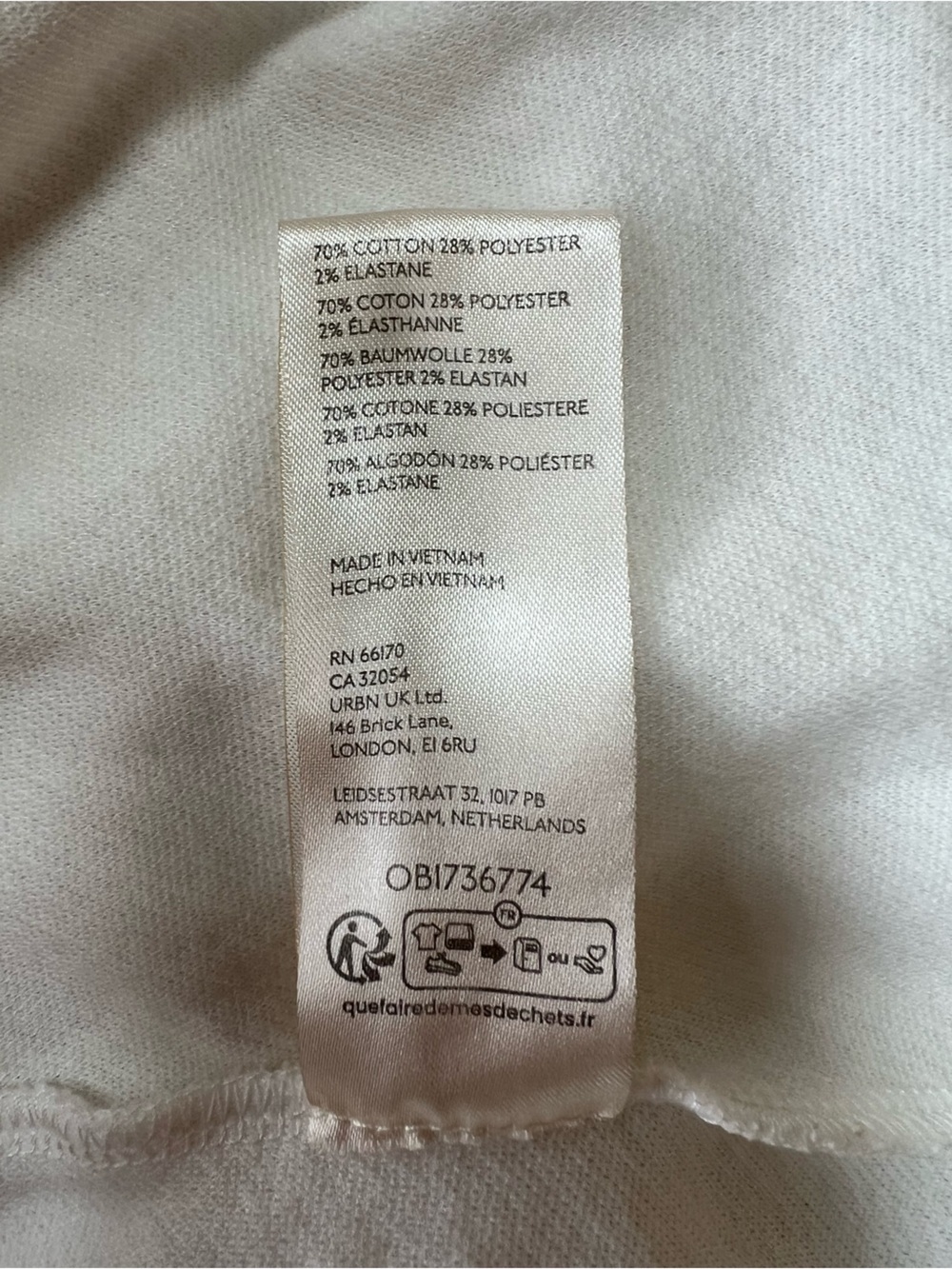 Maeve Anthropologie Notched Lapel Crinkle Button Front Short Sleeve Top White,S - Picture 10 of 11